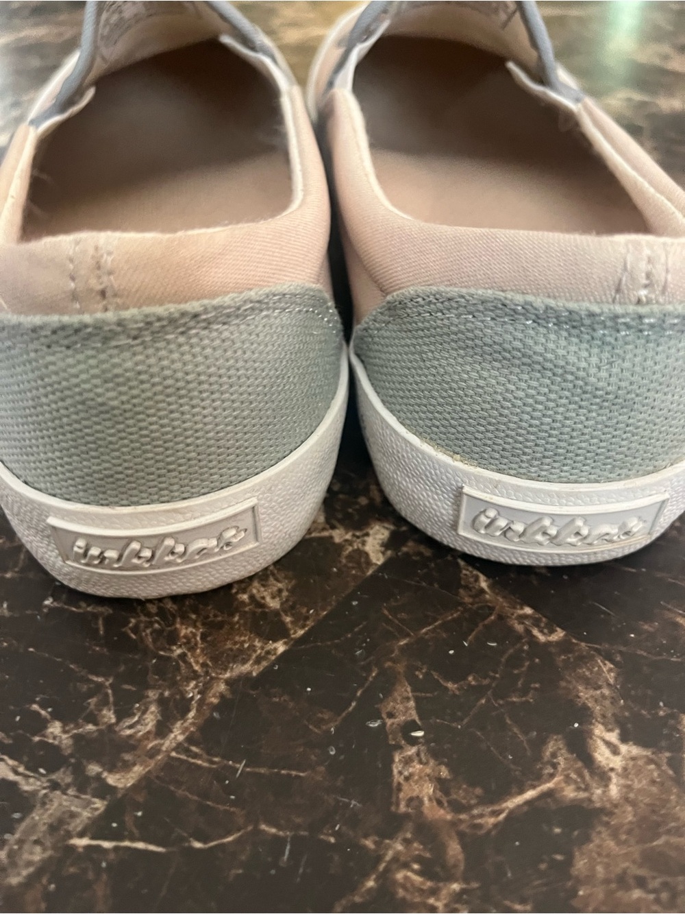 Casual Pink Canvas Slip-On Sneakers with 'BAD' Donkey Graphic - Picture 7 of 12